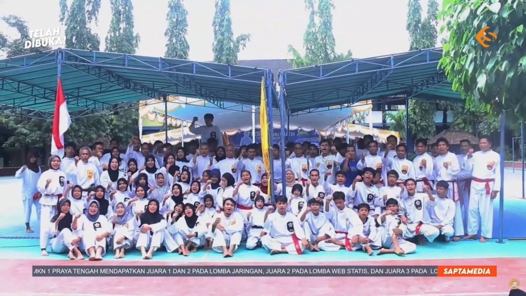 Latihan Bersama Silat se-NTB Digelar di SMKN 1 Praya Tengah: Persiapan Menuju Kejuaraan Internasional