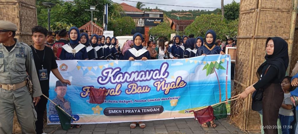 Karnaval Bau Nyale 2026 Meriah di Kuta Mandalika, Angkat Tema “Siyu Putri, See You Princess”
